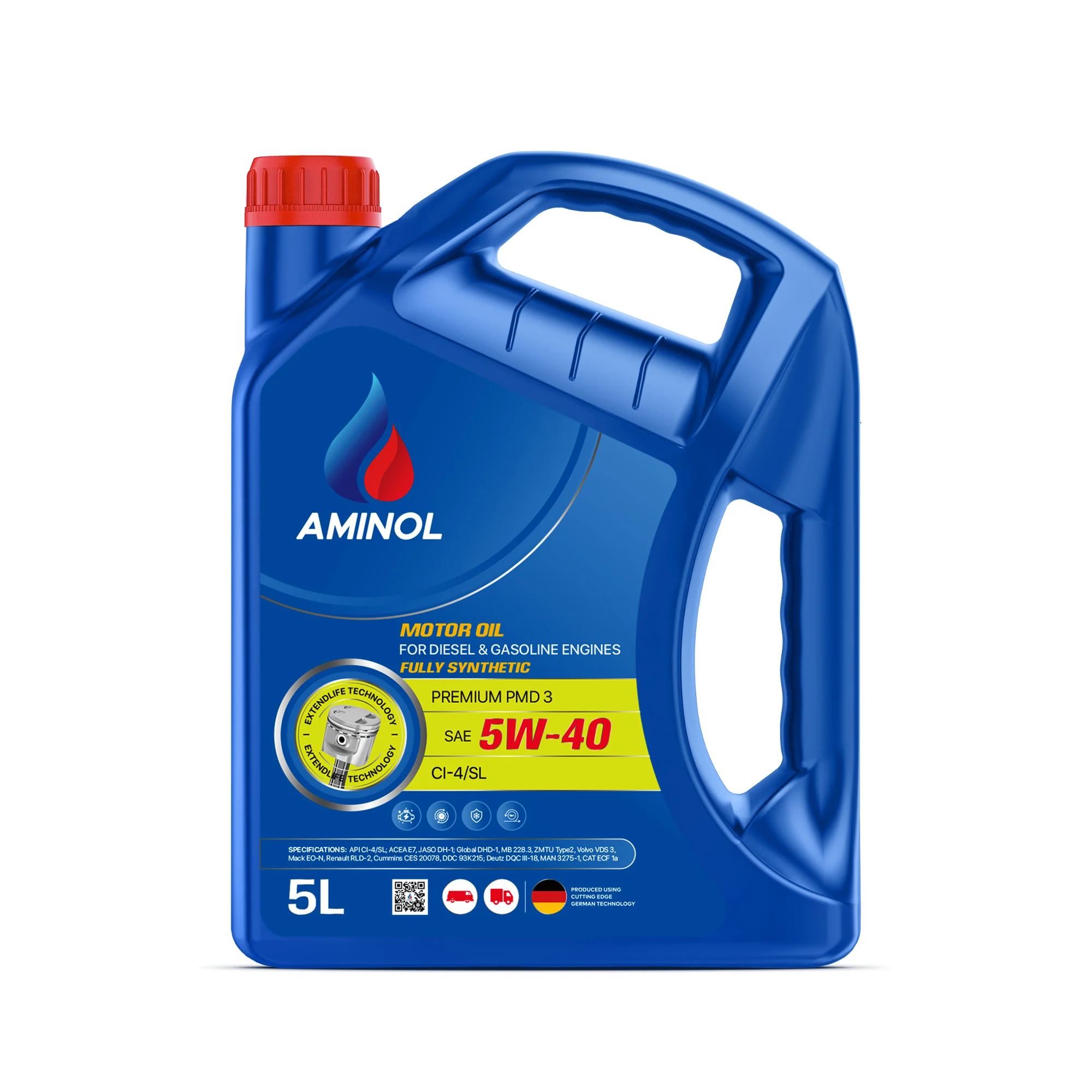 Aminol™ Premium PMD3 5W-40 CI-4/SL